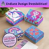Purple Ladybug DIY Jewelry Box Kit for Girls 8-12 Craft Gift view 5