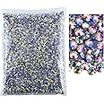 Blinginbox 14400pcs Clear SS6-SS20 4 Sizes Large Quantity Wholesale Hotfix Rhinestone Crystal Glass Strass for Garment (Crystal AB, SS10)