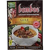 Bamboe Bumbu Instant Gule - Indonesian Gulai Curry soup , 35 Gram (Pack of 3)