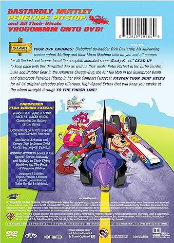 Wacky Races: The Complete Series [DVD] in Oman Whizz Action