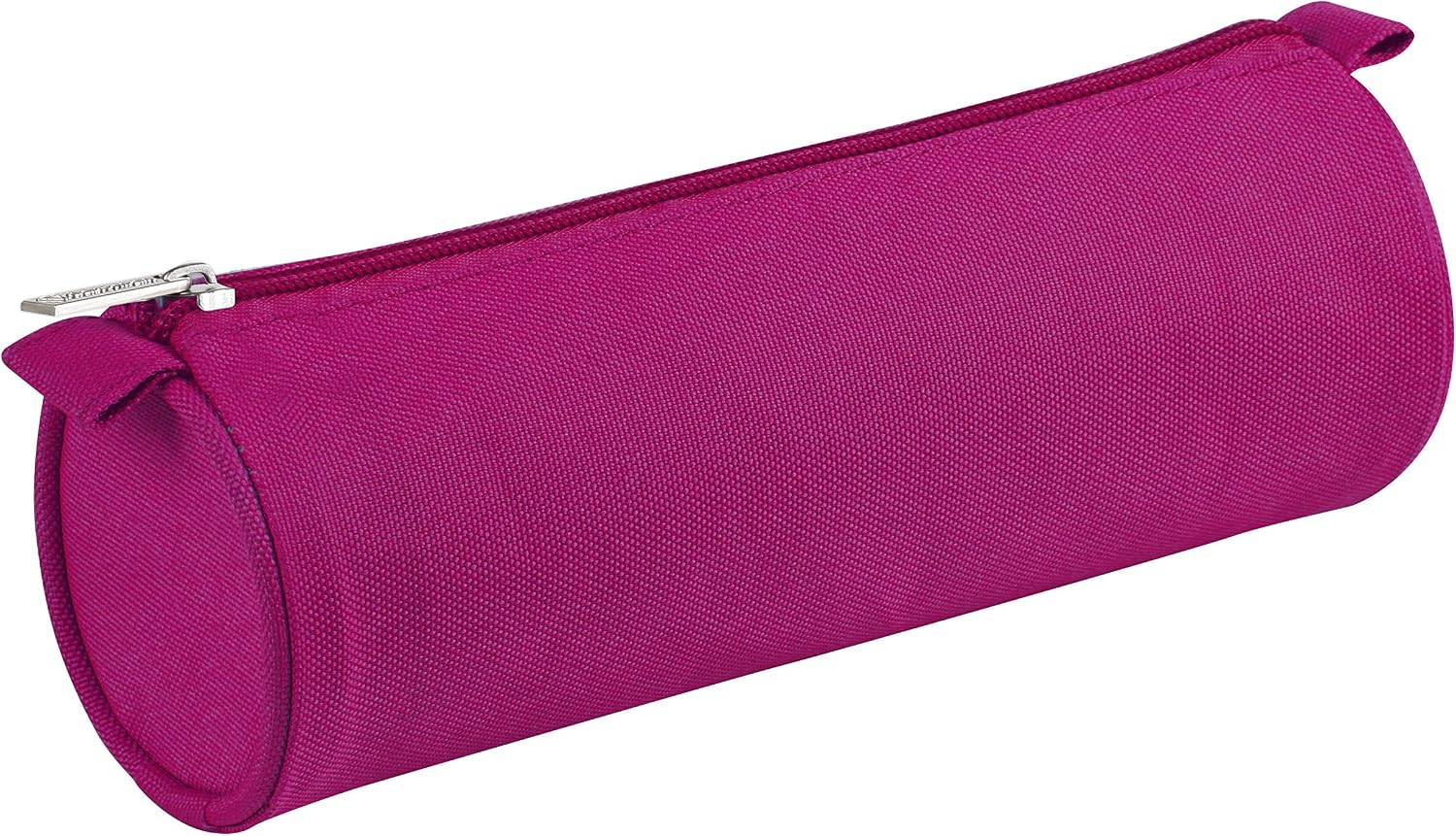Clairefontaine 8473C, One School Pencil Case Round Basic with Zipper, Dimensions: diameter 7 x 22 cm, Random colours - Image 3