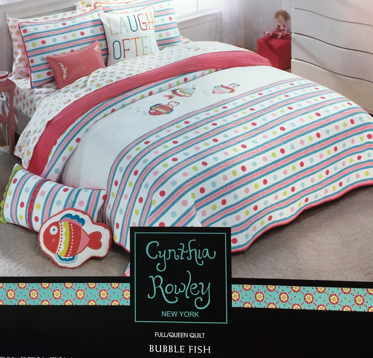 Cynthia Rowley Bubble Fish Full / Queen Girls