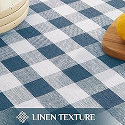 Softalker Checkered Tablecloth Square, Heavy Weight