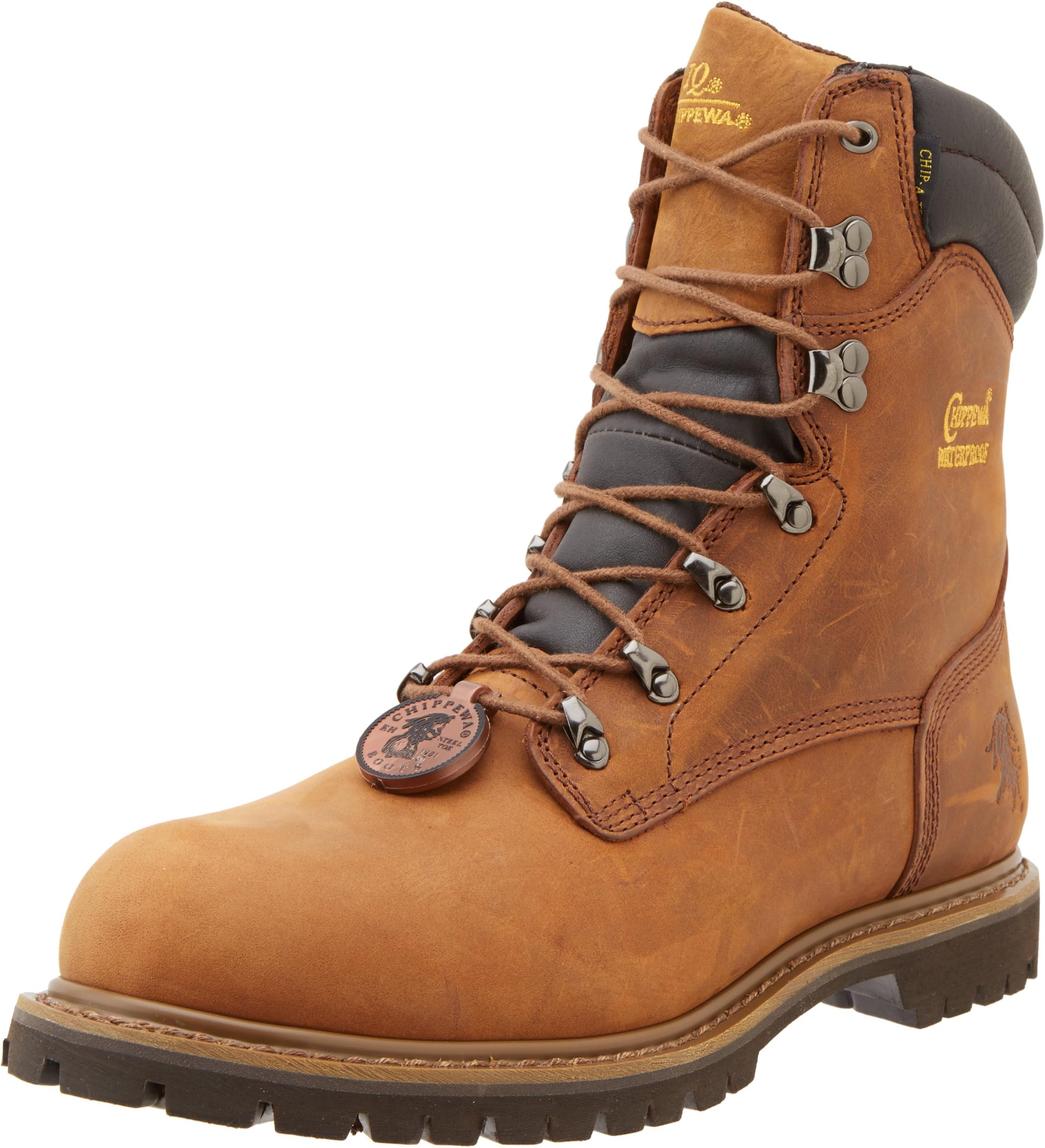 Chippewa Men's 8" Waterproof Insulated Steel Toe 55069 Lace Up Boot
