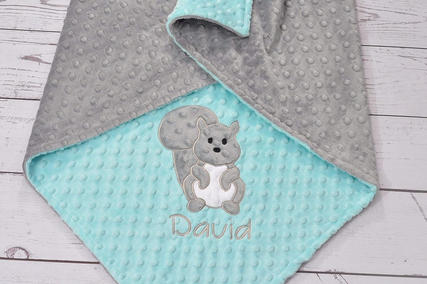 personalized minky baby blankets