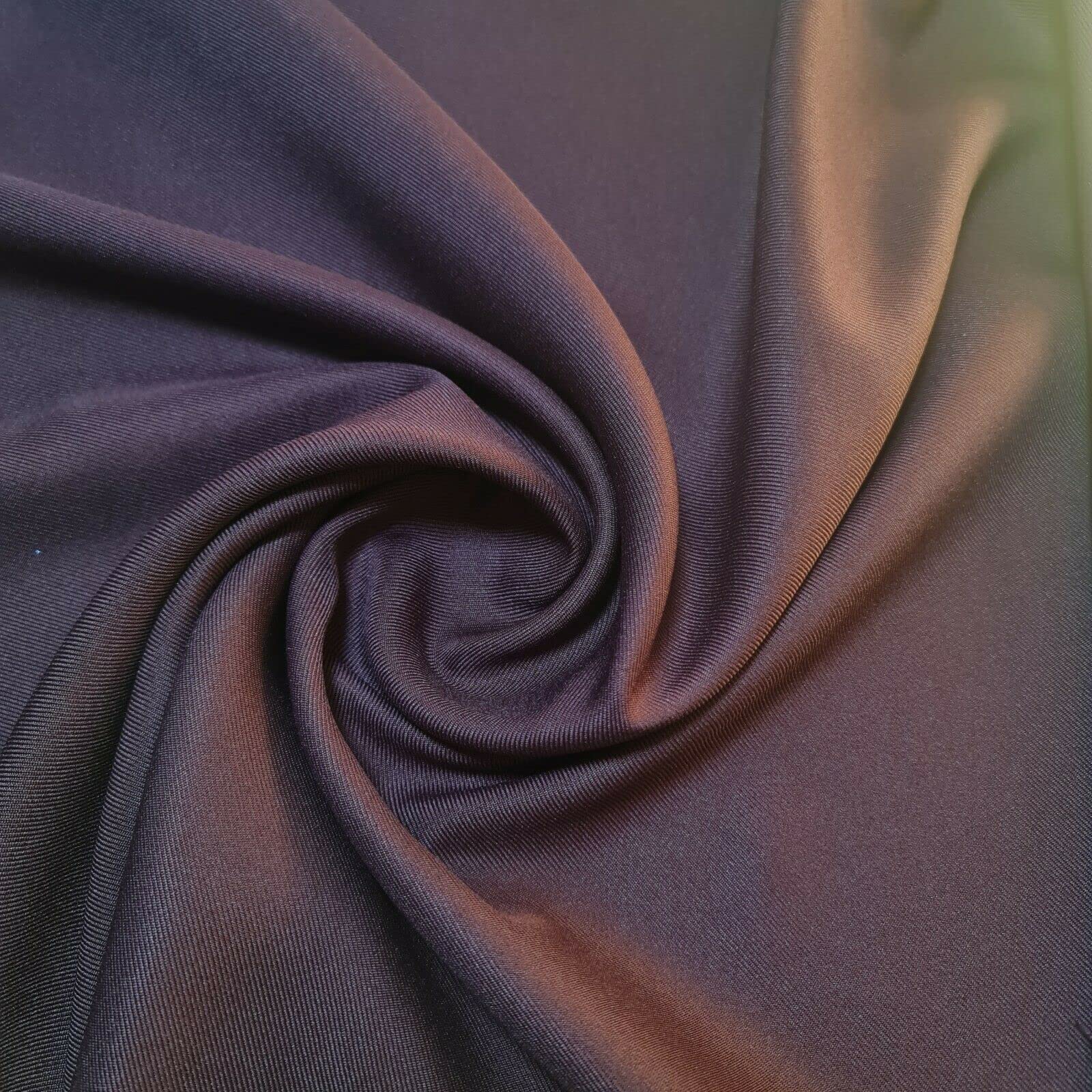 Plain Thick Polycotton Drill Workwear Fabric 150 cms Wide (Pre Cut 1 Meter) (Brown)