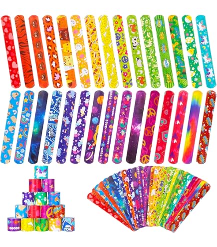 Amazon.com: Psychedelic Slap Bracelet - 12 pieces - tye die party
