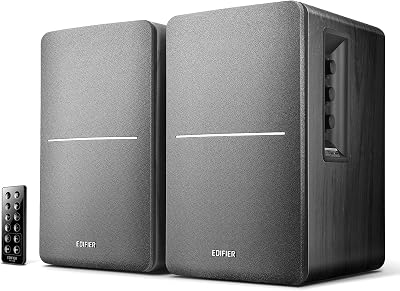 Edifier R1280DB Powered Bluetooth Bookshelf Speakers Optical Input 42W RMS Black