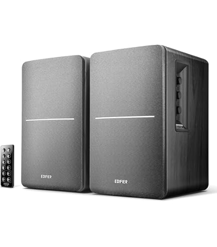 Amazon.com: Edifier R1280T Powered Bookshelf Speakers - 2.0
