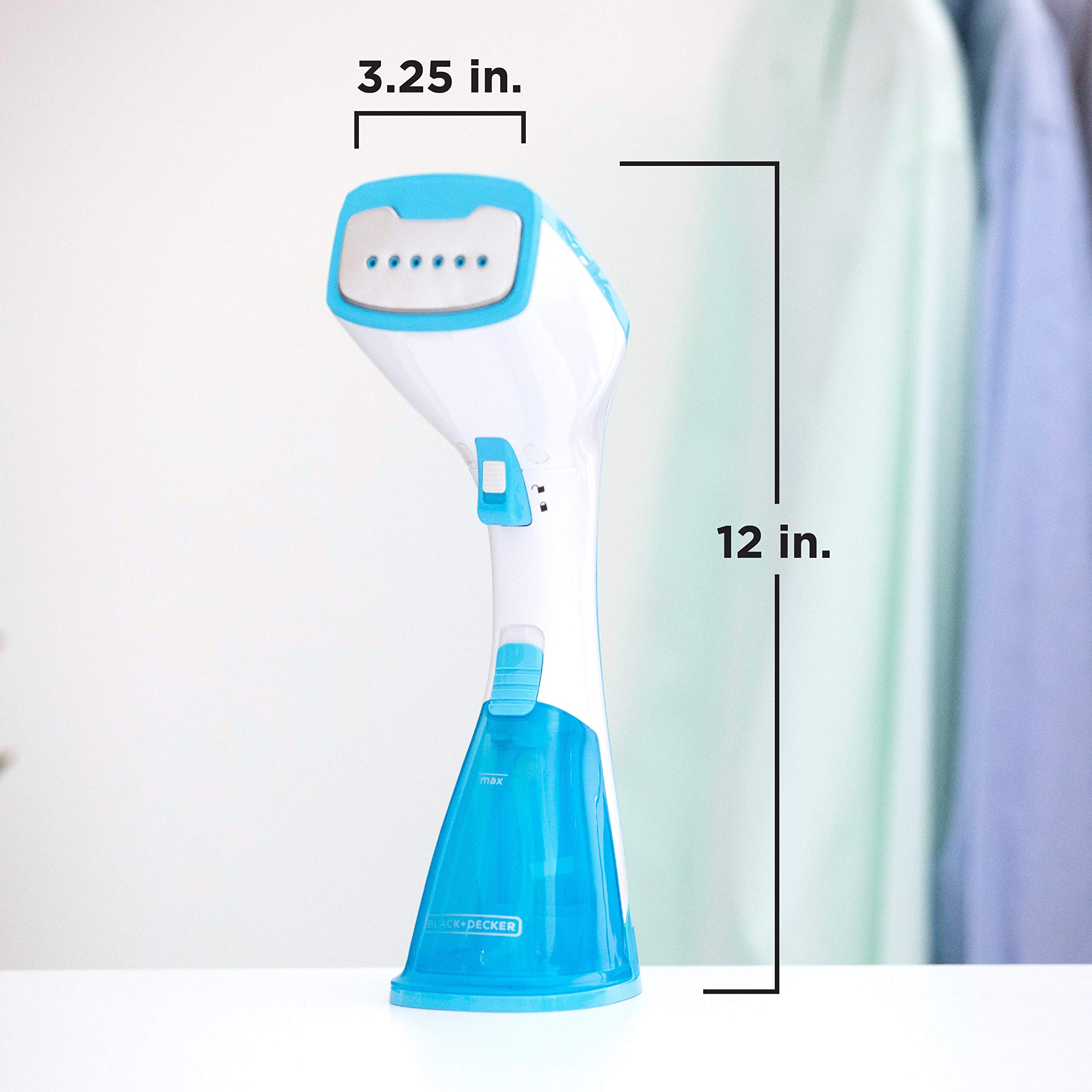 BLACK+DECKER Compact Garment Steamer Teal, HGS100T