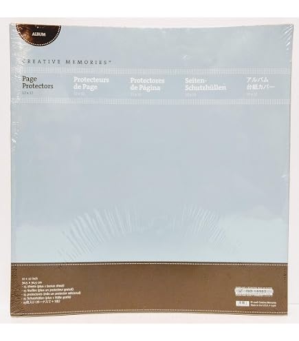Amazon.com: Creative Memories 12 X 12 Clear Page Protectors - 15