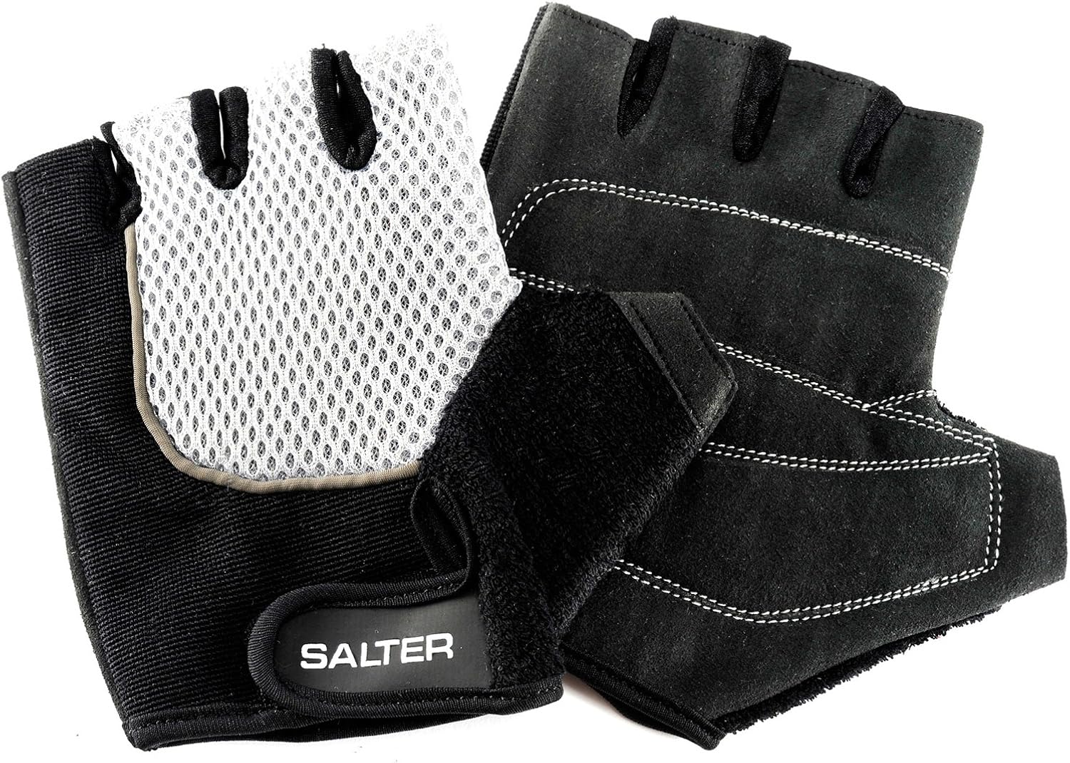 SALTER Guantes Fitness Negro L: Amazon.es: Ropa y accesorios