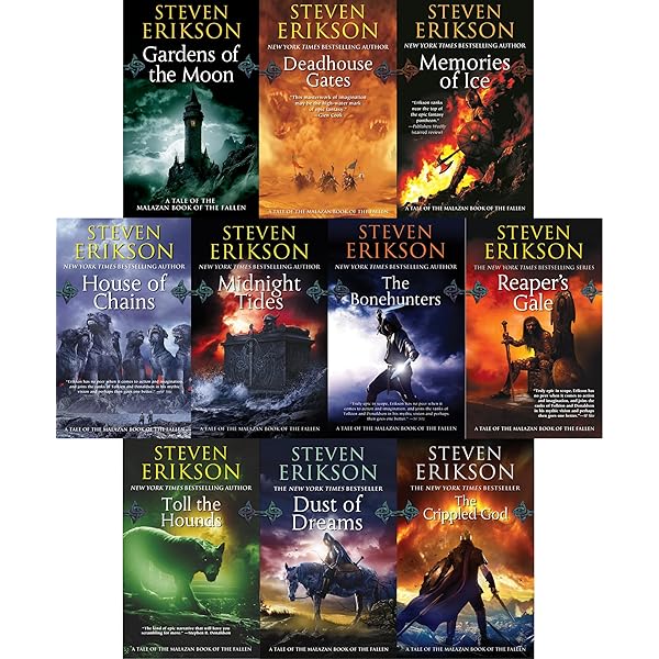 Amazon.com: Steven Erikson 8 Books Collection Set (Vol. 1-8) (The