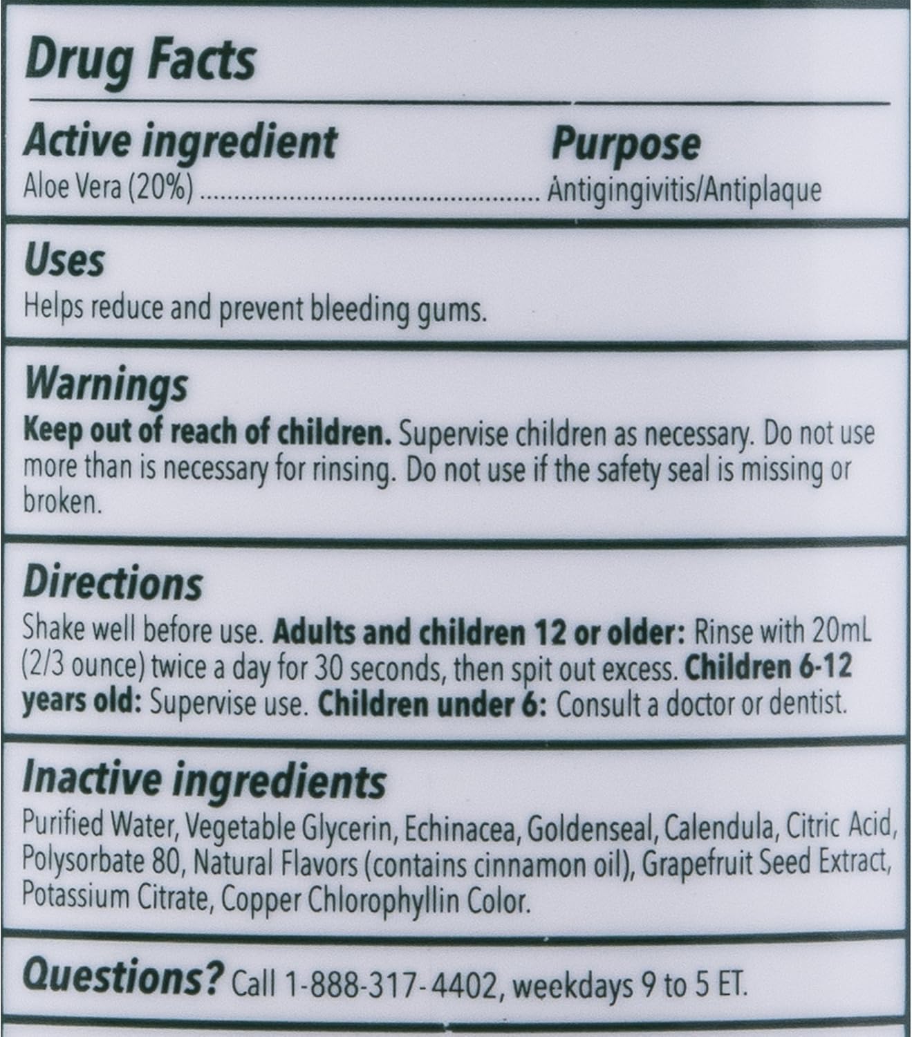 The Natural Dentist Healthy Gums Mouth Wash, Peppermint Twist, 16.9 Fl Oz (Pack of 3): Health & Personal Care