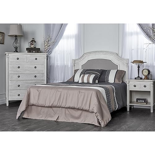 Evolur Julienne 5-in-1 Convertible Crib in Antique Grey Mist