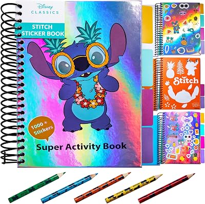 Disney Stitch Sticker Book Official 1000+ Stickers Activity Journal