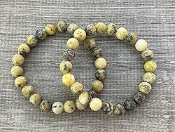 Yellow Turquoise Crystal Bead Bracelet