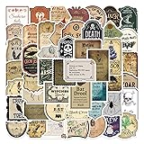 TWGOGOTIC Potion Label Stickers 50Pcs Magic Potion