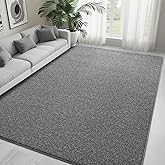 FALARK 5x7 Area Rugs for Bedroom Living Room, Dark Grey Soft Low-Pile Modern Indoor Thickened Memory Foam Non-Slip Washable Carpets for Kids Dorm Home Decor Rug
