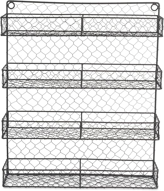 Amazon Com Dii Z01920 Farmhouse Vintage Metal Chicken Wire Spice