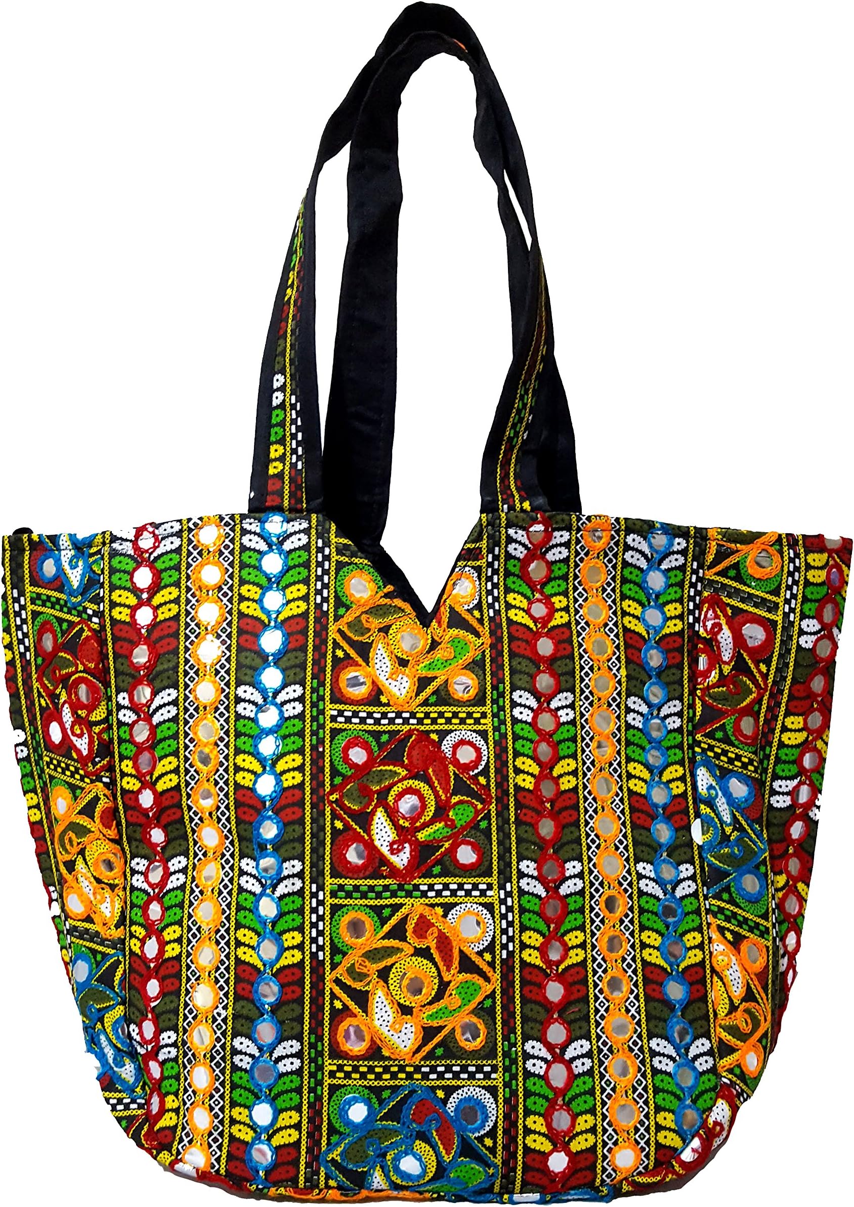 Indian Handmade Embroidered Party Bridal Handbag Tote Shoulder Bag