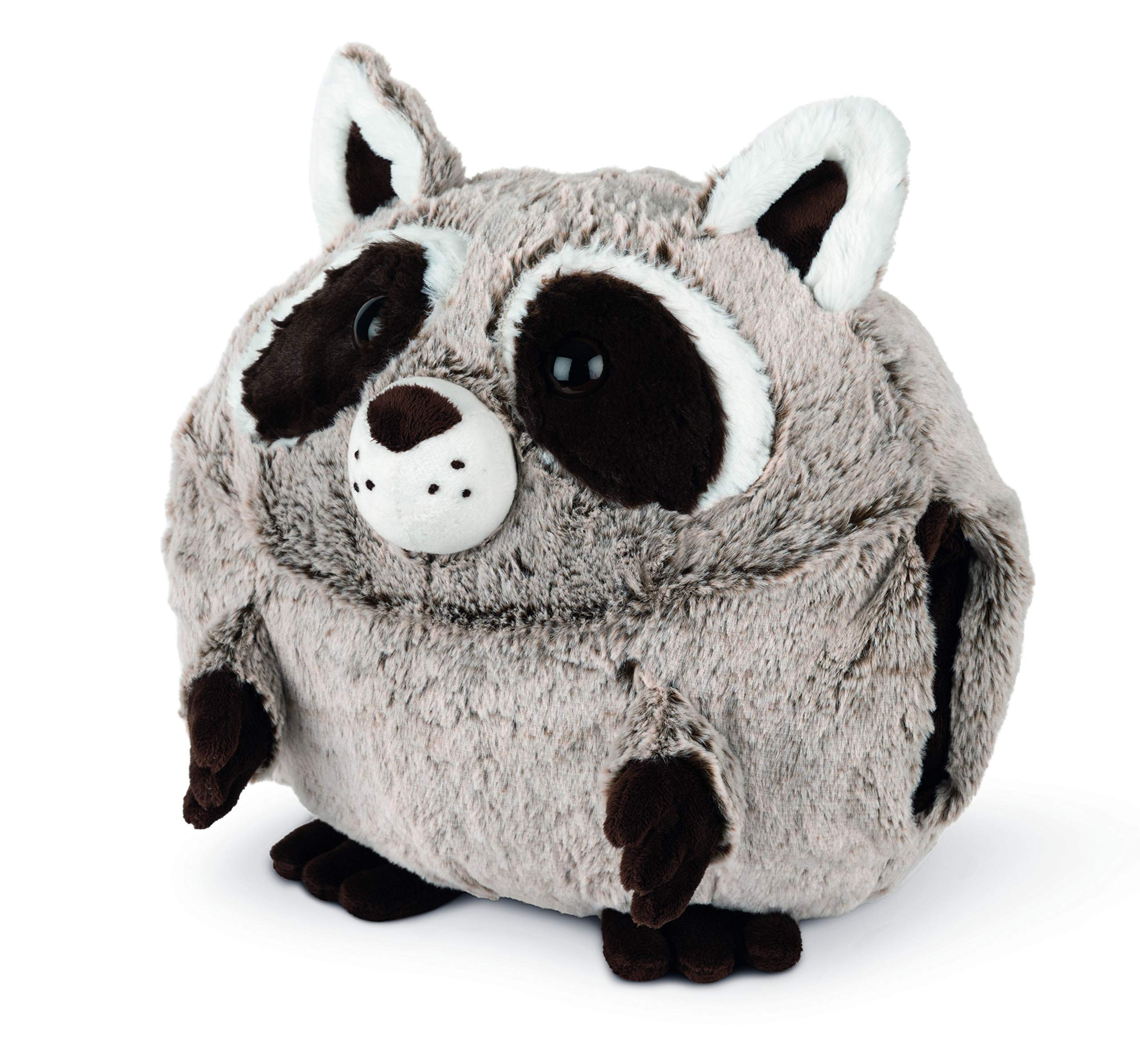 COZY NOXXIEZ Plush Hand Warmer Toys - Wildlife Animals - Childrens Cute Pillows, Fluffy Soft Plushies, Reusable Animal Cushion Presents for Girls, Boys, Babies (Raccoon)