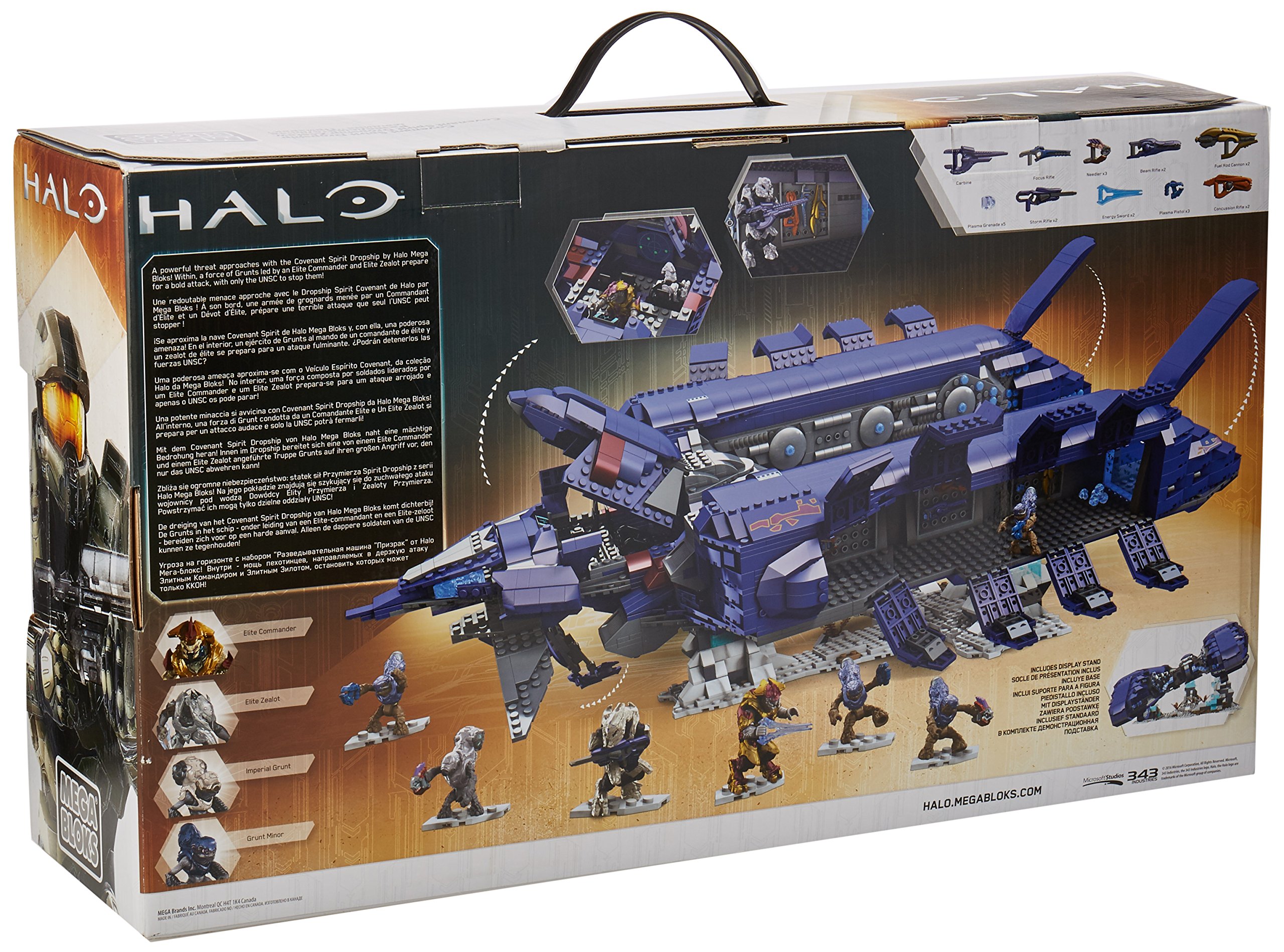 Mega Bloks Halo Covenant Spirit Dropship Exclusive Set 31847