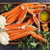 OCEANZEN Large Alaska Snow Crab Legs, Wild-Caught, 10 lbs | Wild-Caught, Restaurant Quality, Seafood Boils &amp; Family Dinners, Sweet &amp; Tender,