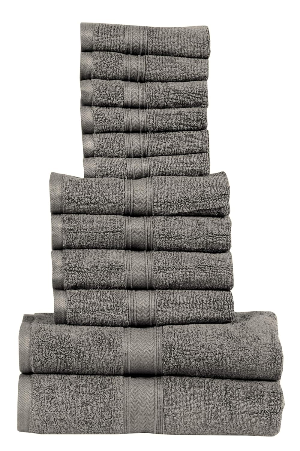 Hillfair 900 Gsm Hotel Spa Tub Shower Bath Mat Floor Mat Terry Bath Mats Rugs 2 Pack Grey 21 Inch By 34 Inch 100 Ringspun Cotton Bath Mat Bath Rugs Machine Washable Cotton Bath Mats Bath