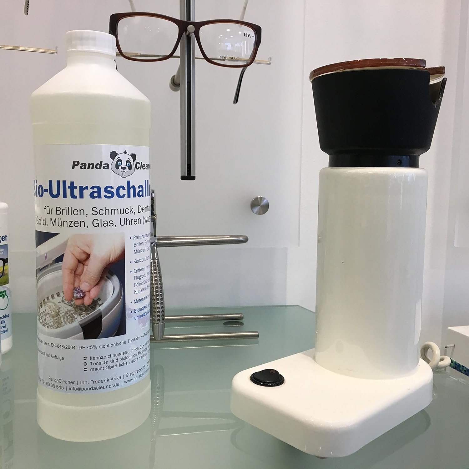 Pandacleaner® Ultrasound Cleaner for Ultrasonic Baths, Concentrate for Glasses Jewellery, Dental Products, Gold, Coins - Image 5