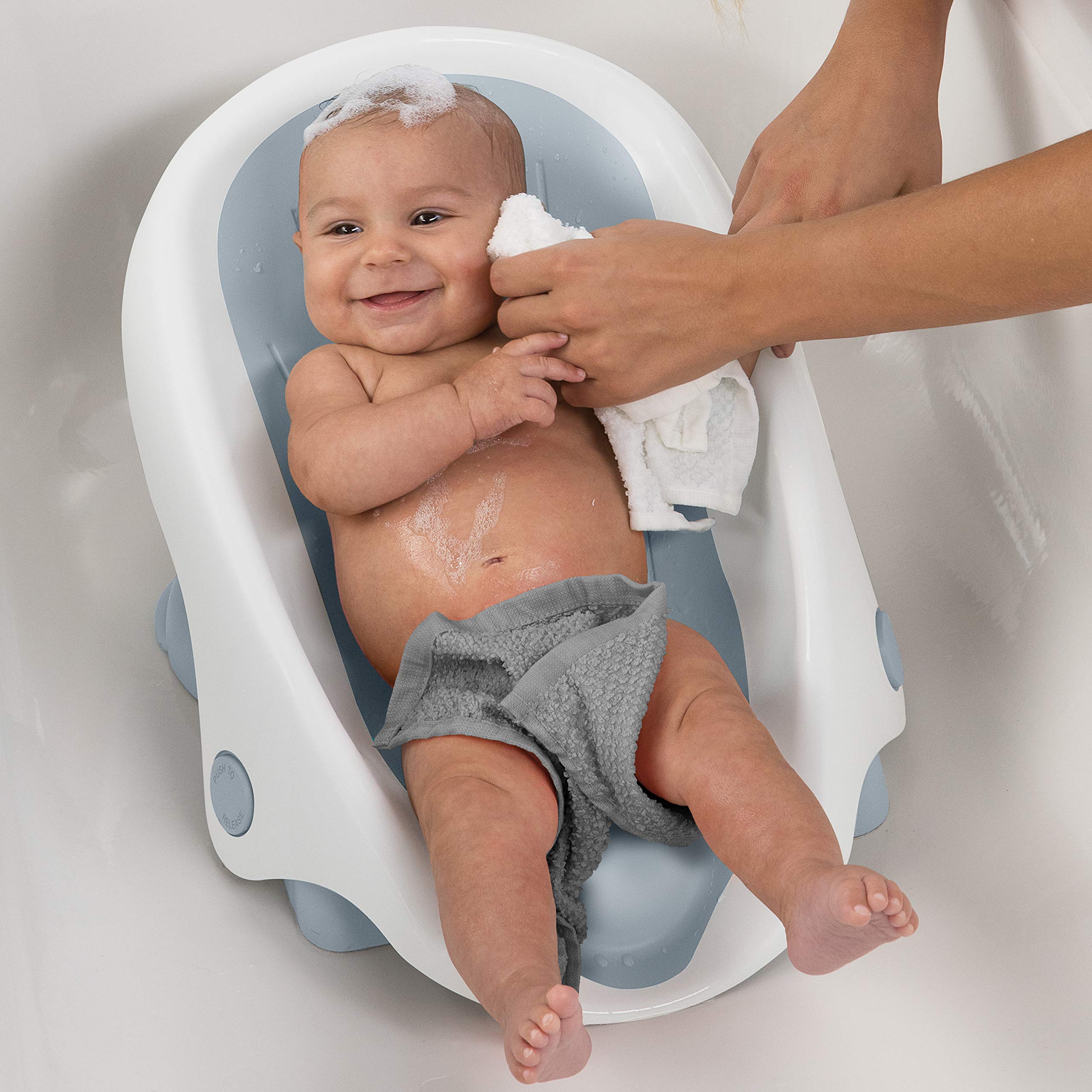 Summer Clean Rinse Baby Bather, Gray