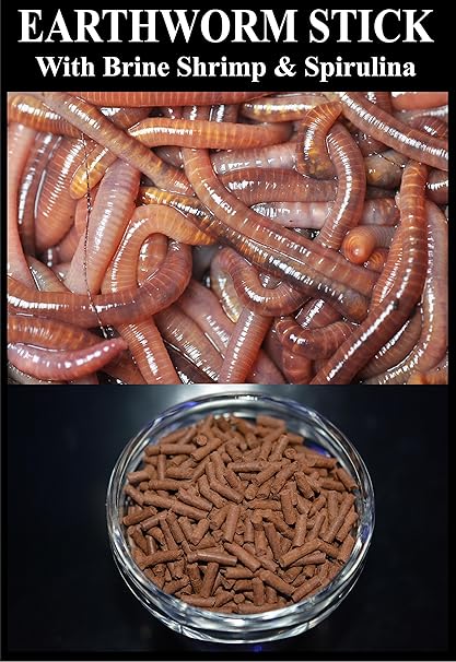 Amazon Com Earthworm Sticks Fish Food Bottom Feeders Plecos