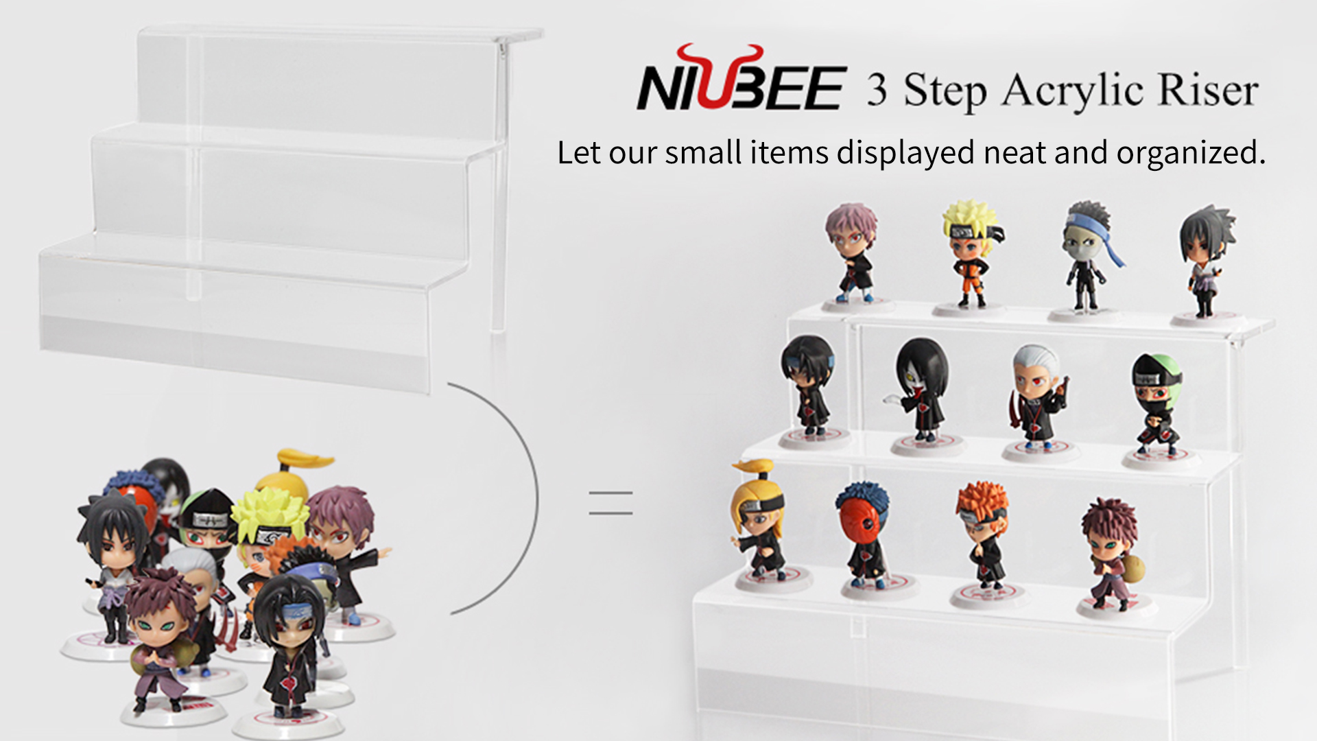 6 NIUBEE+Acrylic+Display+Decoration+Organizer+Small