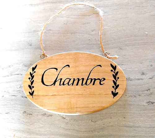 Plaque de porte bois Clearance