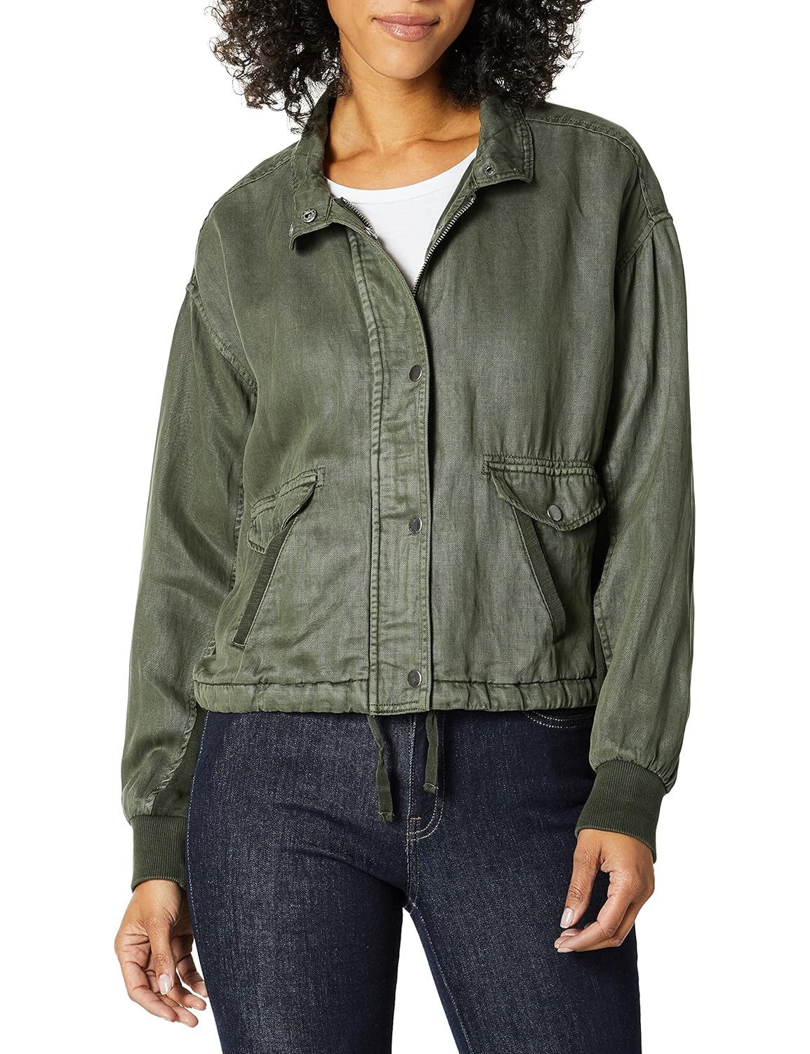 Buy Splendid Women's Linen Cropped Jacket at Amazon.in