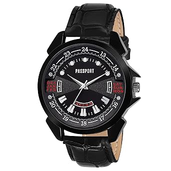 Black Dial Round Analog Mens & Boys Watch (OPTK-PG-30)