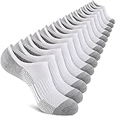 Heatuff No Show Cushioned Socks Men, Low Cut Athletic Socks for Men, Non Slip Inisible Socks(7 pairs).