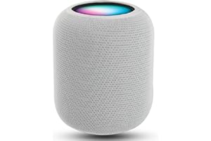 BANGCHEER Speaker Dust Cover for Homepod 2, Mesh Speaker Cloth, Smart Cover with Charging Hole, High-Grade Nylon, White, Pack of 1