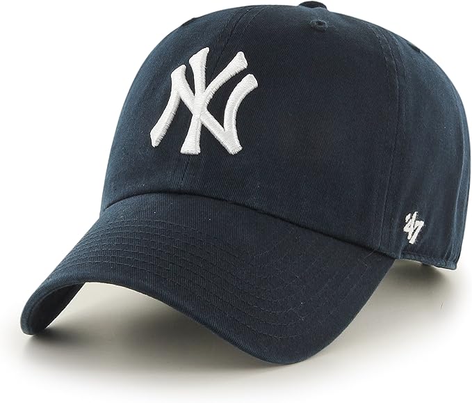 47 Brand- Gorra de Adulto, New York Yankees Clean Up, Azul Marino, Talla Ãºnica