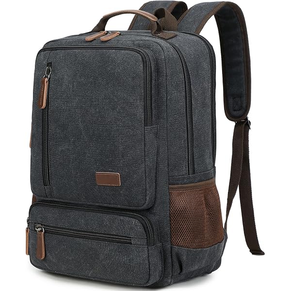 amazon men's backpacks canvas laptop Amazon.com: Canvas Laptop Backpack for Men Women,Durable Travel Work  Business Rucksack Bookbags Fits 15.6 Inch Notebook & Laptops,College  Backpacks Computer Bag Weekender Hiking Daypack(Green) : Electronics
