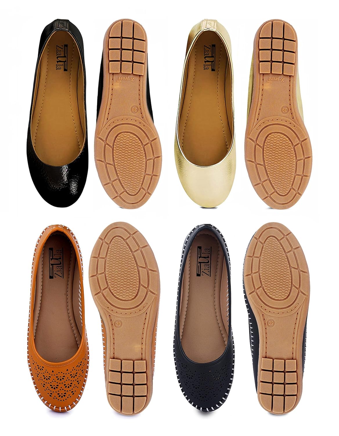 ziaula women's combo of 4 bellies