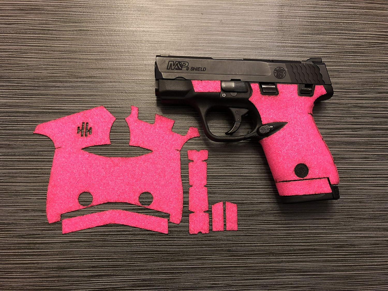 Handleitgrips Pink Sandpaper Gun Grip Tape Wrap for Smith