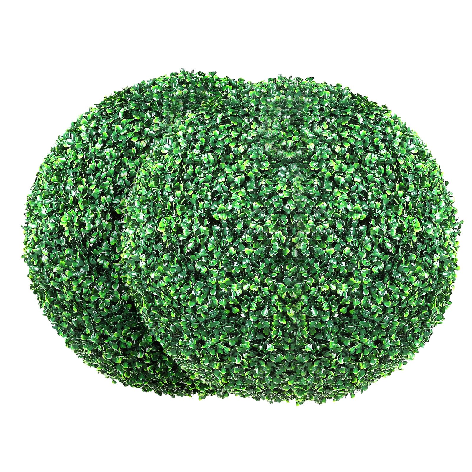 Photo 1 of ***ONLY ONE BALL***VEVOR 2 Pcs 16” Artificial Plant Topiary Ball, 4 Layers Faux Boxwood Balls, All-Year Green Faux Plant Decorative Balls for Backyard, Balcony,Garden, Wedding and Home Décor