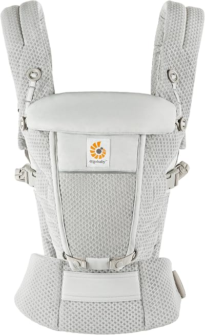 Ergobaby Adapt Baby Carrier SoftFlex Mesh Pearl Grey 3 Positions