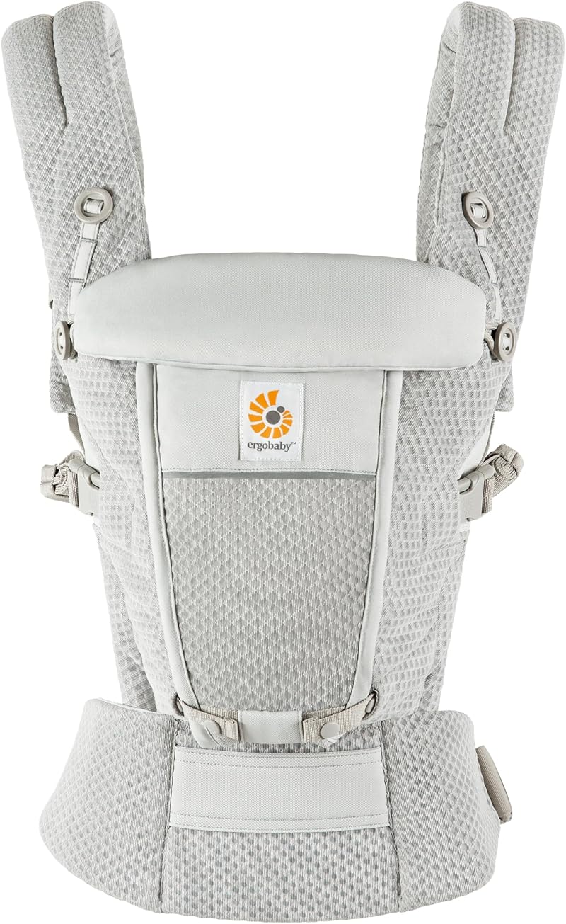 Ergobaby Adapt Baby Carrier SoftFlex Mesh Pearl Grey 3 Positions
