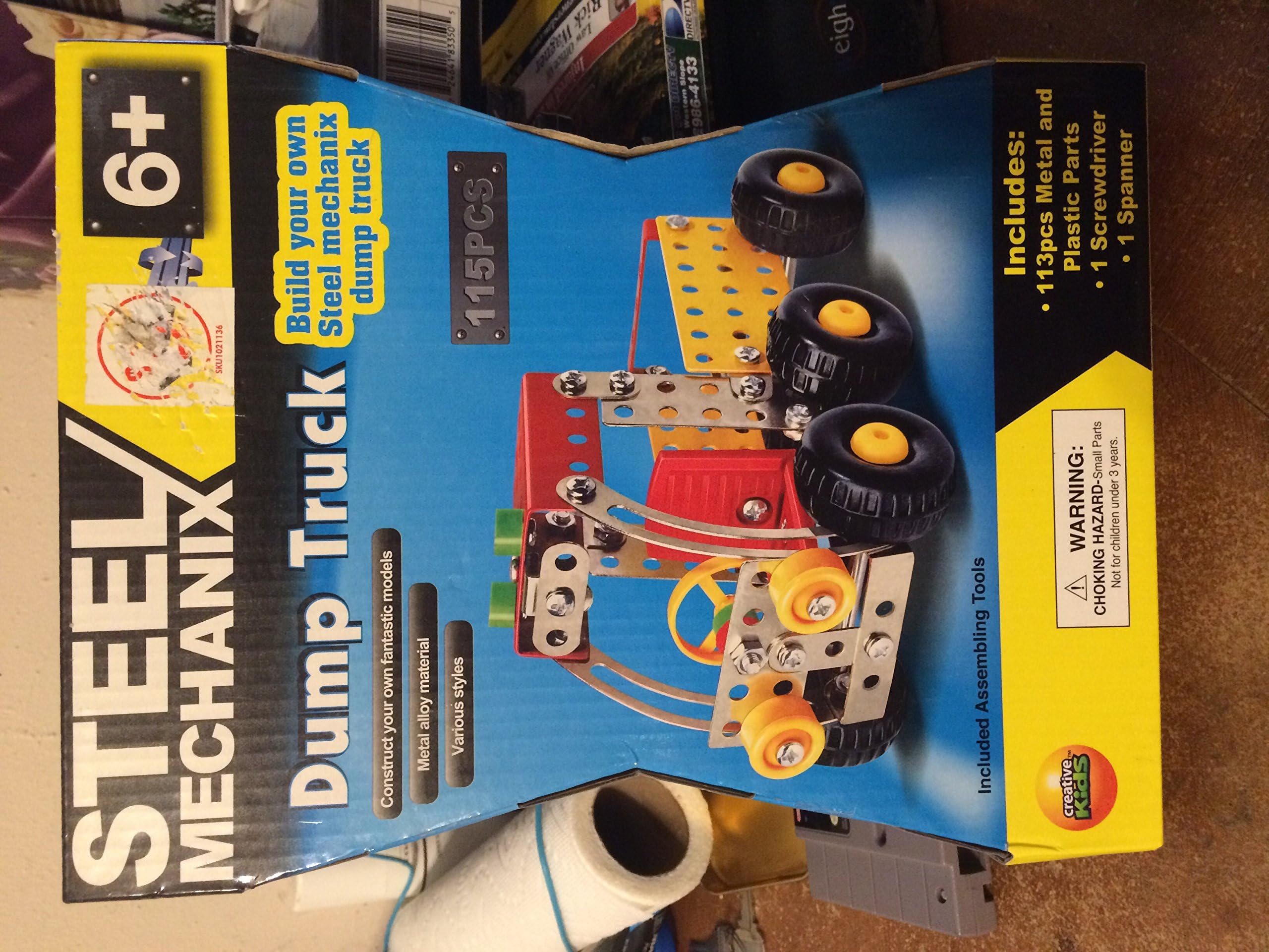 Steel Mechanix Dump Truck, 115 Pcs
