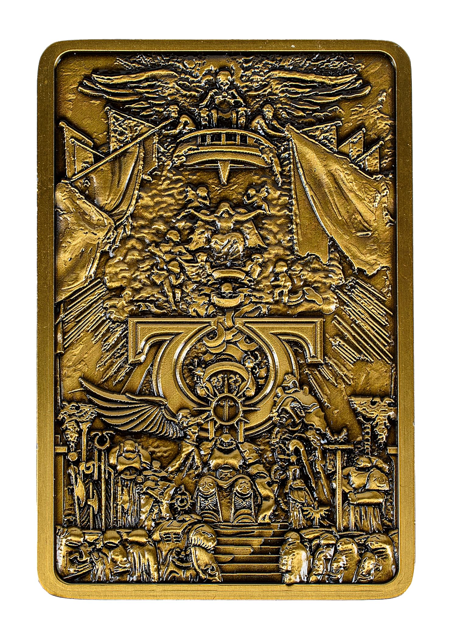 AAA Merchandise Warhammer Guilliman's Coronation Ingot – Officially Licensed Metal Collectible, Limited Edition Warhammer 40K Display, Gift for Fans