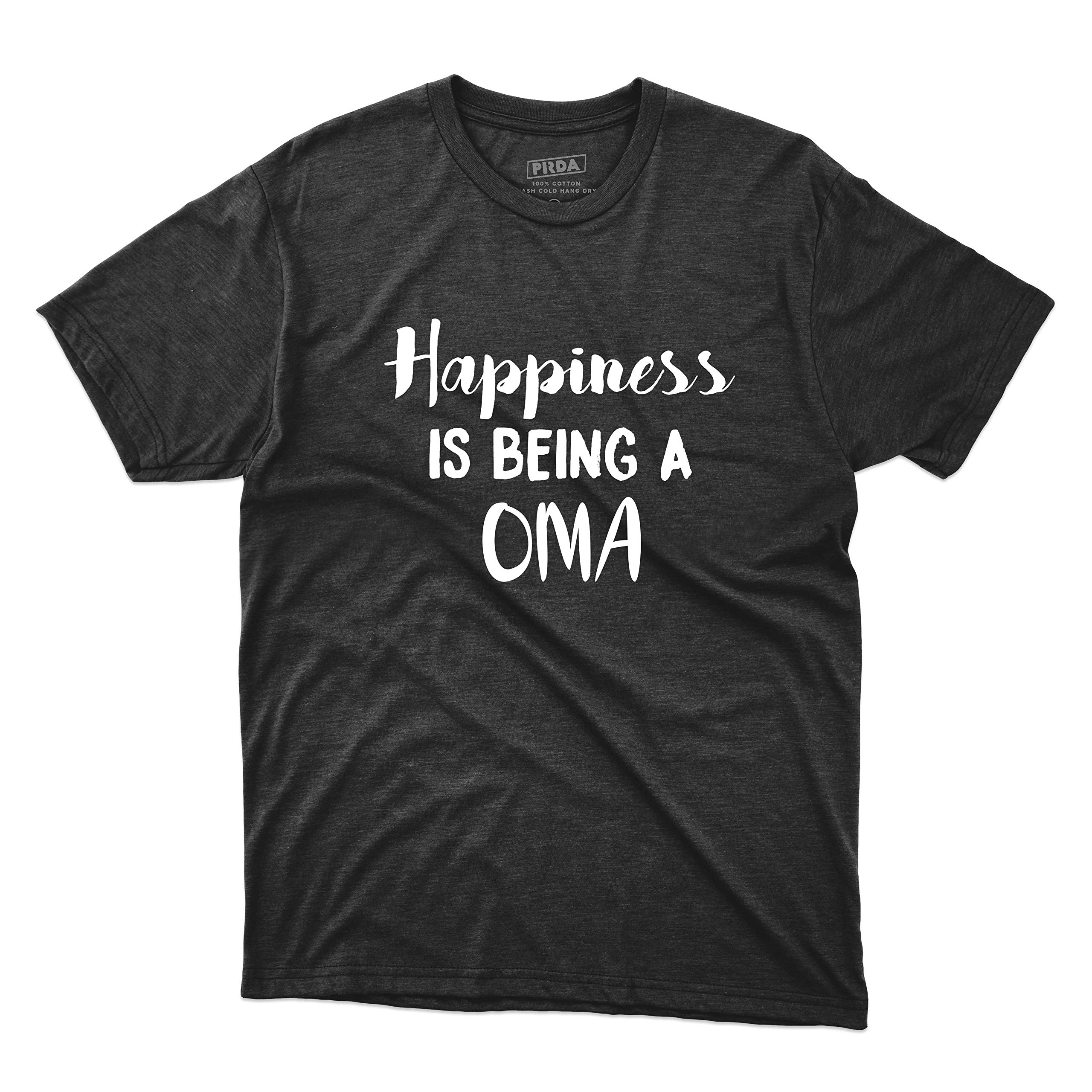 Best Gift T Shirts Happiness Is Being A Oma Funny Grandmother Tee For Grandma Mom Daughter
