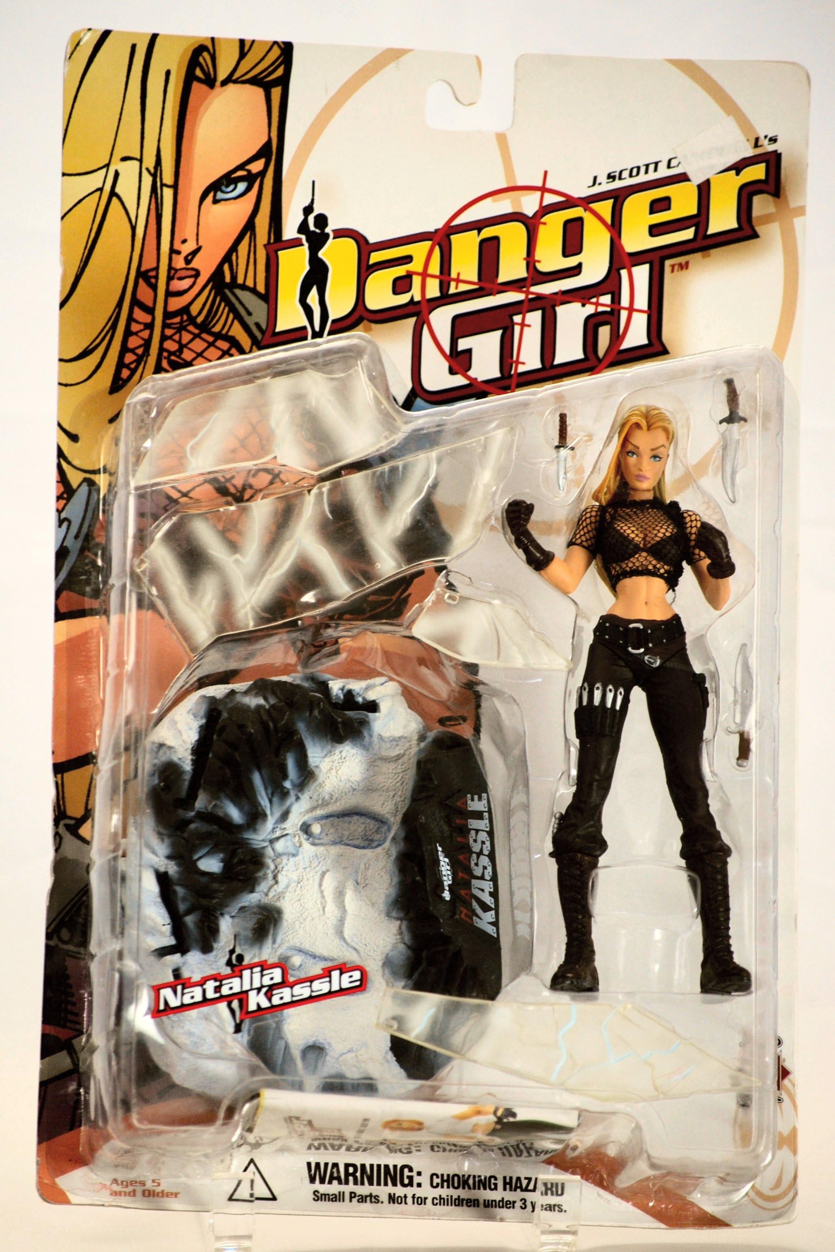 Danger Girl 1999 J. Scott Campbell's Action Figure - Natalia Kassle