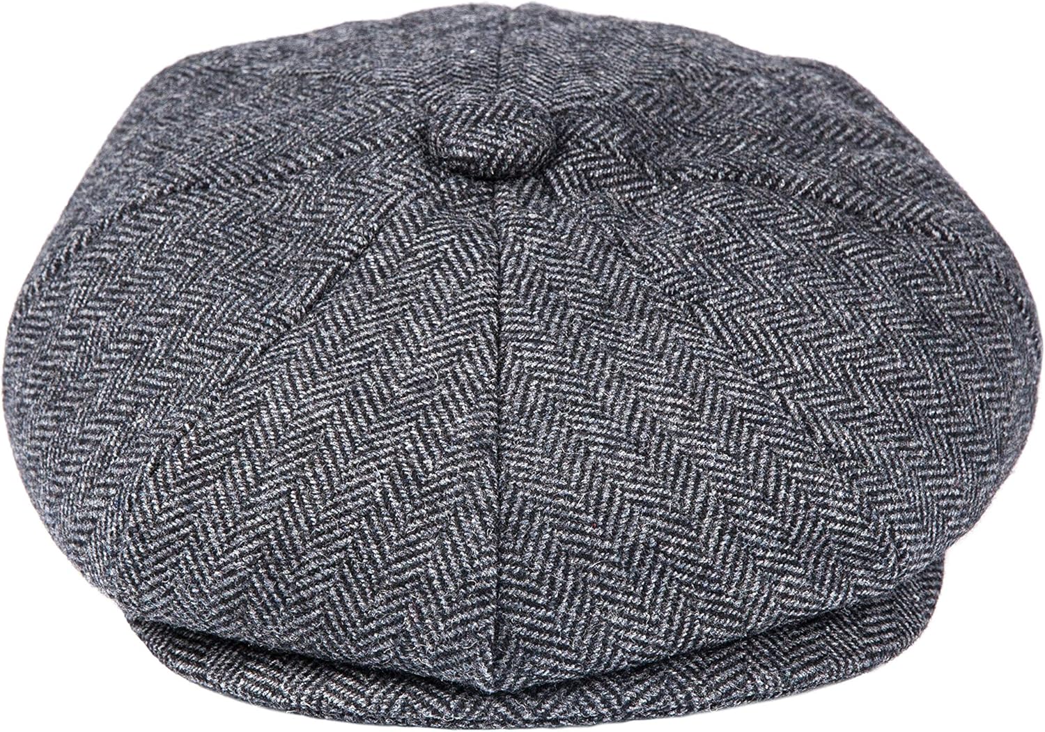 Cappello Da Uomo Vintage In Denim – Modello Newsboy E Gatsby – Taglia Regolabile 56-60 Cm, Blu Scuro - 2